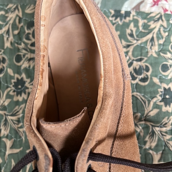 Vintage Fieramosca suede tie shoes, size 39, 9. - Picture 6 of 8